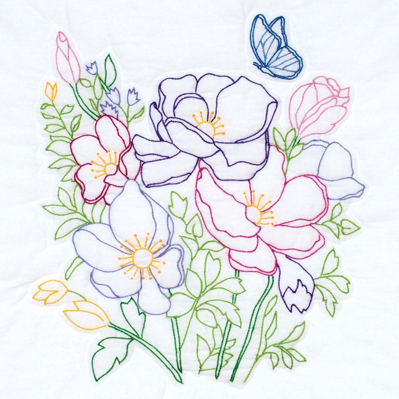 Wildflowers 18 in. Quilt Blocks 732-838
