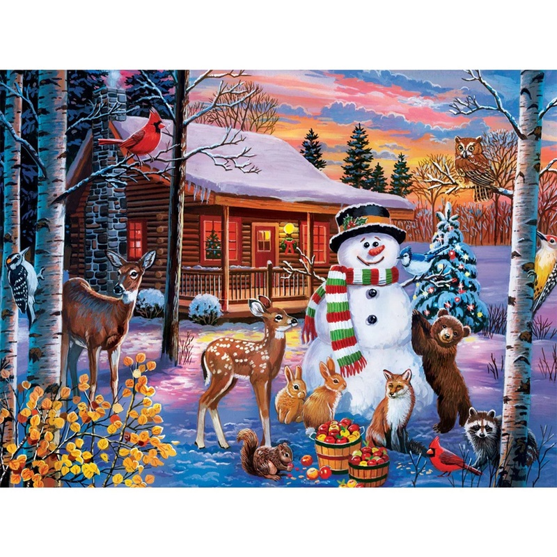 Winter Visitors 300 PC EZ Grip Puzzle 32153