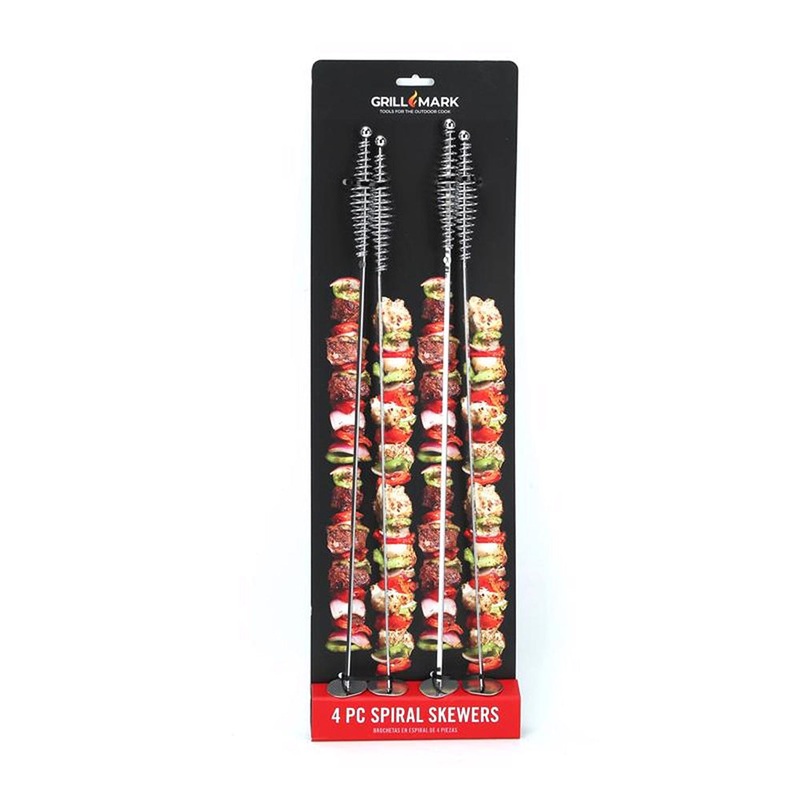 4-Piece Spiral Skewers 40331