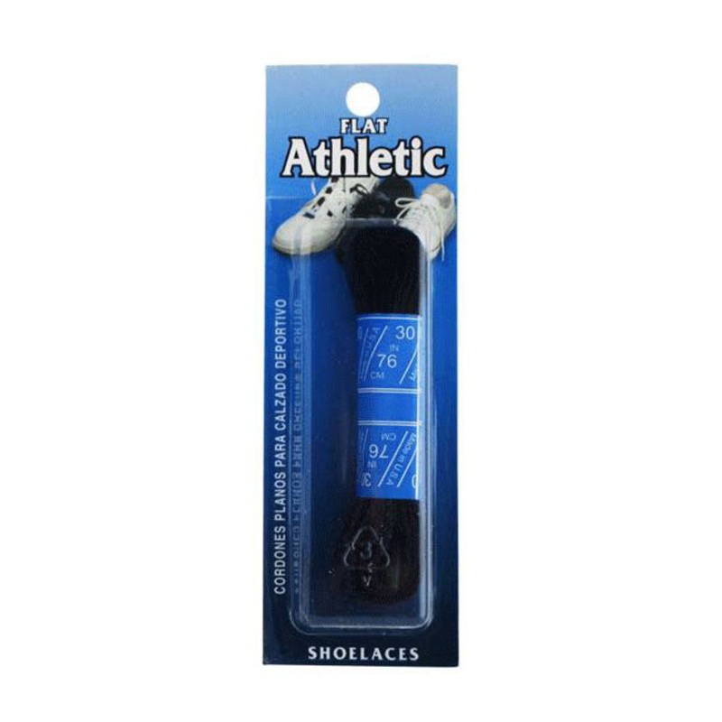 Flat Athletic Shoe Laces 1008 Black 27