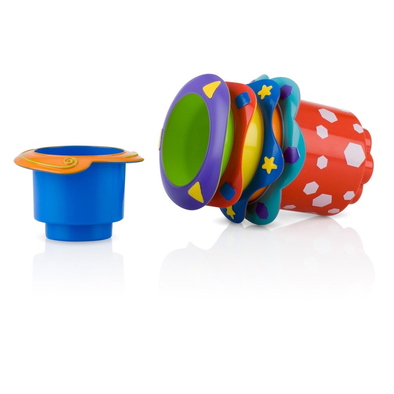 Splish Splash Stacking Bath Cups 5-pack 6152