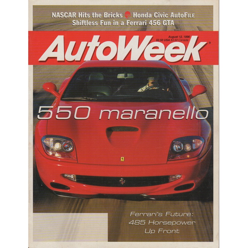 AutoWeek Magazine 1996/08/12