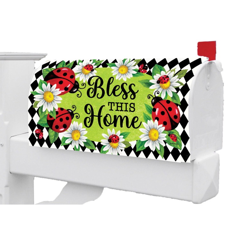 Spring and Summer Large Mailbox Makeovers Ladybug Diamond