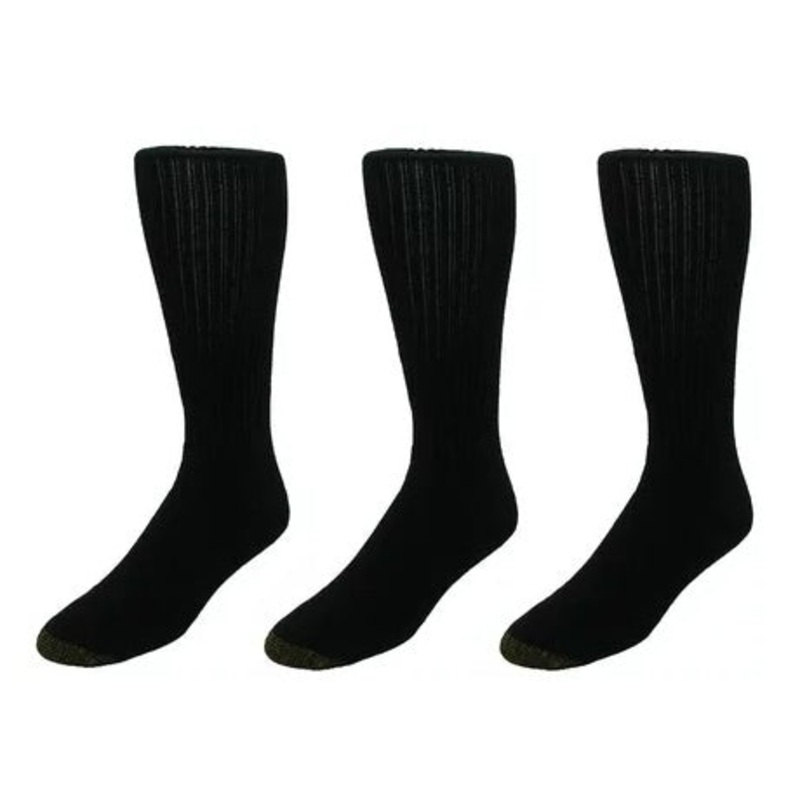 3-Pack Men’s Ultratec Over-the-Calf Socks 2187H Black