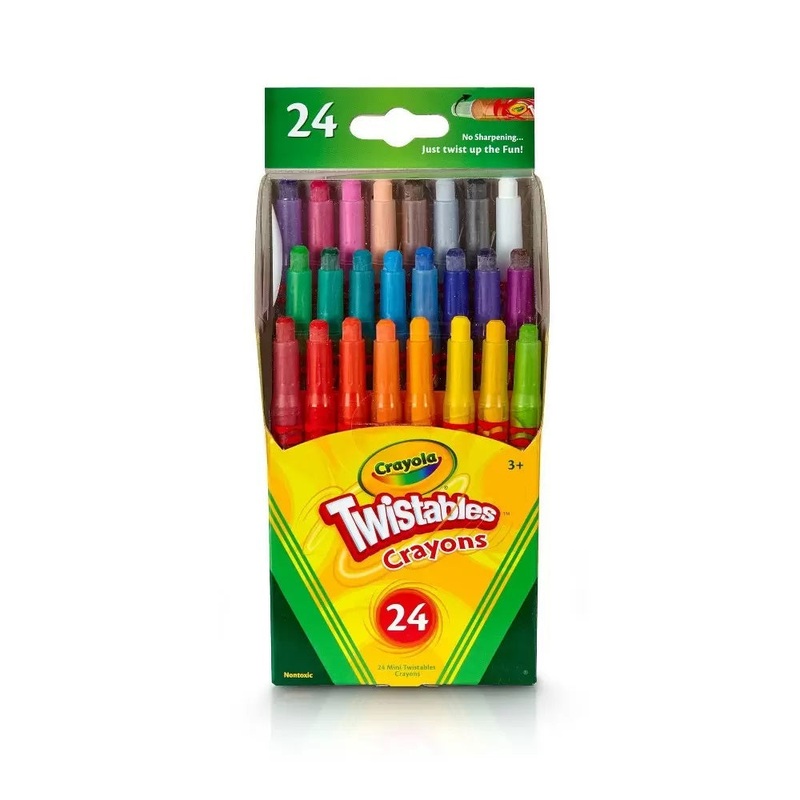 24-Count Mini Twistables Crayons 52-9724
