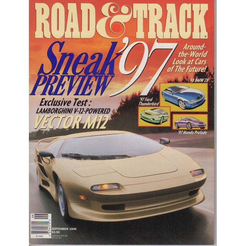 Road & Track Magazine 1996/09
