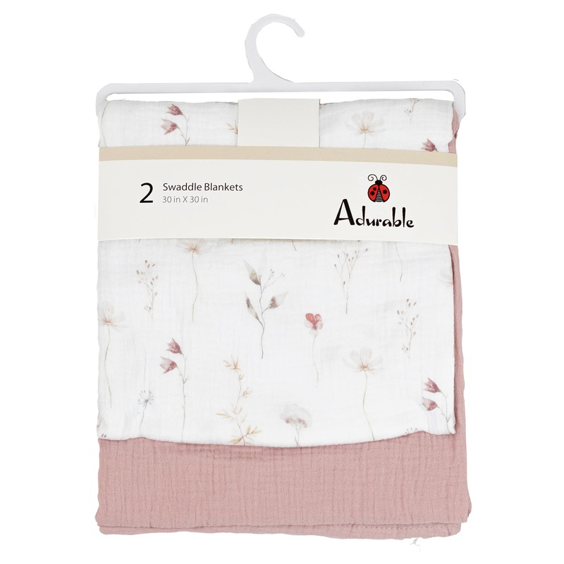 Wildflower Swaddle Blanket Set of Two A552