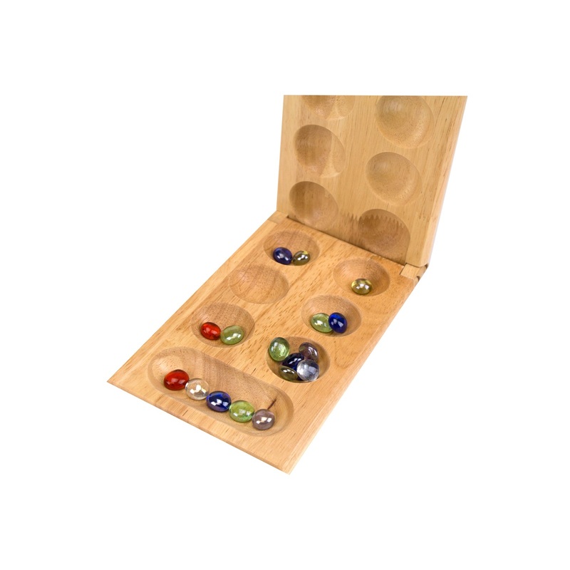 Wooden Folding Mancala Game 4426