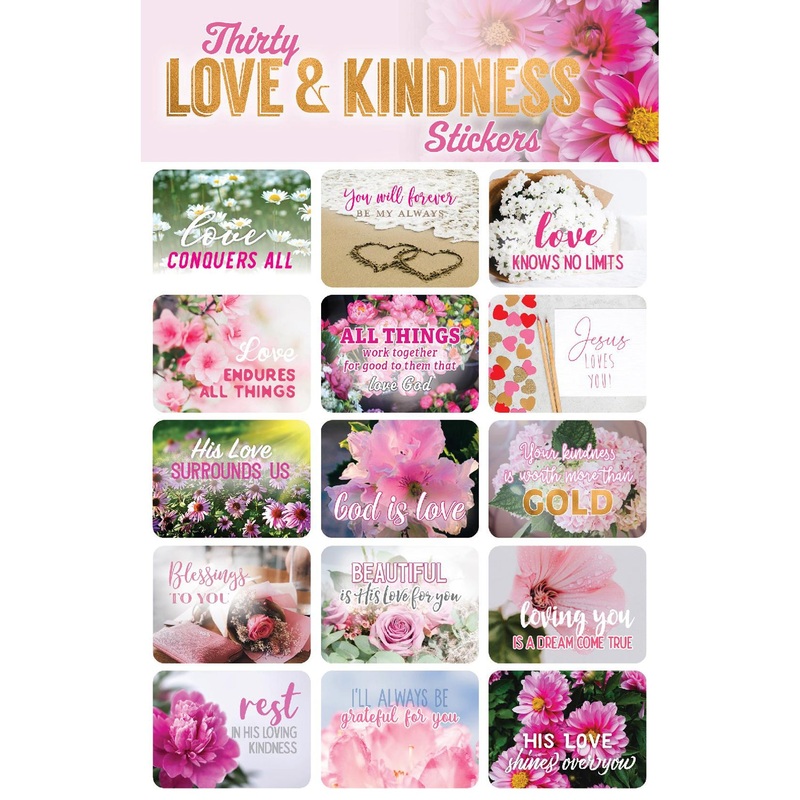 30 Love & Kindness Stickers 63140