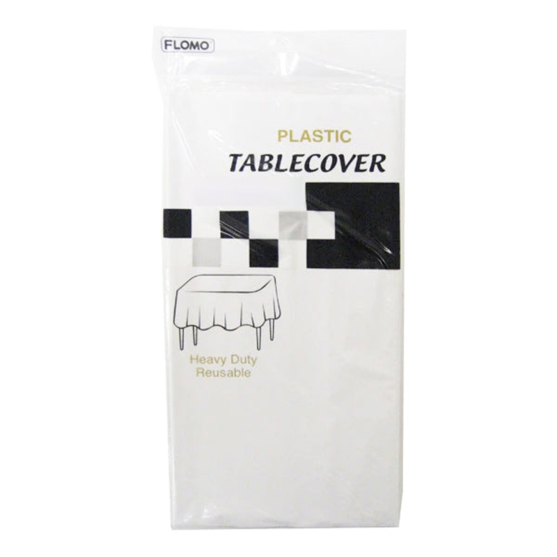 White Round Table Cover TC401