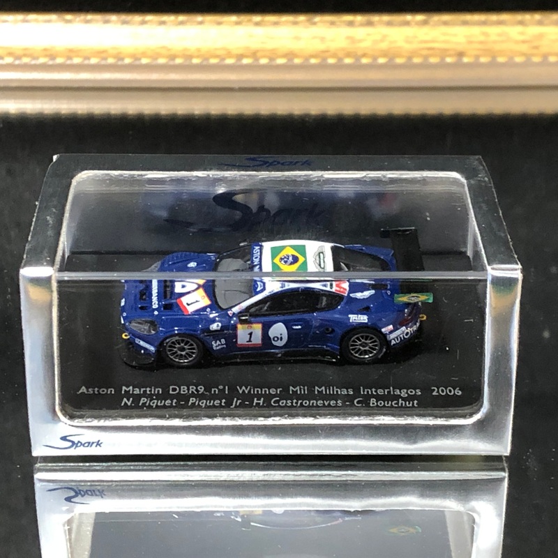 Aston Martin DBR9 2006 Interlagos Mil Milhas N 1 Piquet – Piquet – Castroneves – Bouchut by Spark 1:87 (87S025)