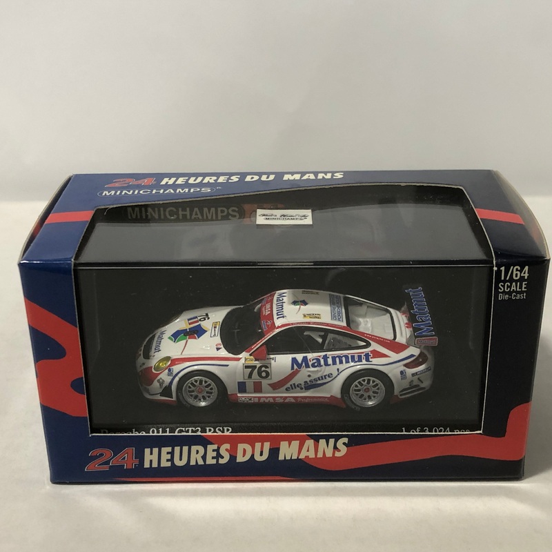 Porsche 911 GT3 RSR 2007 Le Mans N 76 by Minichamps 1:64 (640076776)(Ltd Ed)