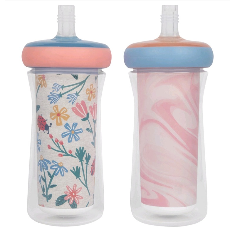 2-Pack Garden Insulated Straw Cups Y6914