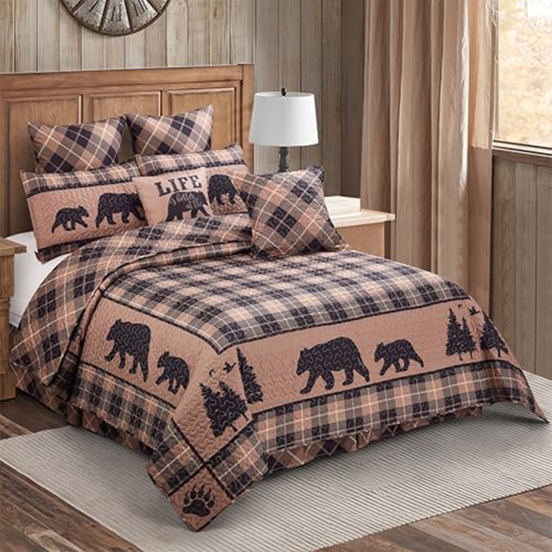 Cabin Life 3 pc Quilt Set DQ23248 Full/Queen