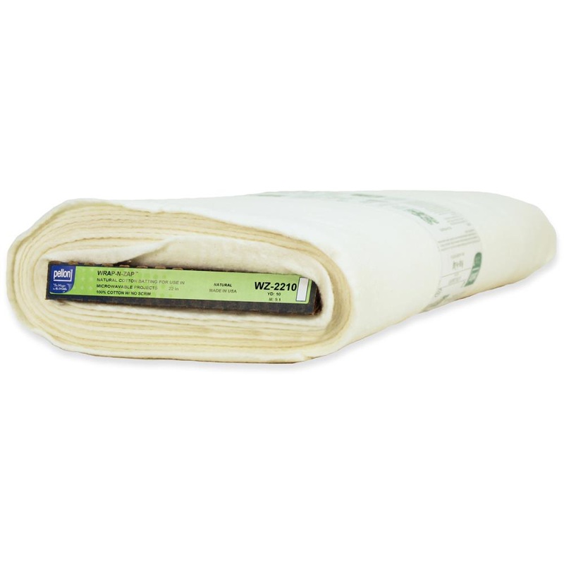 Wrap-N-Zap Natural Cotton Batting 2210 White