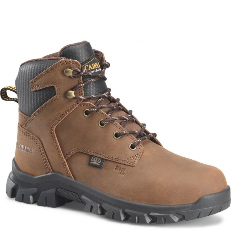Gruntz Men’s 6-Inch Internal Metguard Steel Toe Boot CA3594 8 D