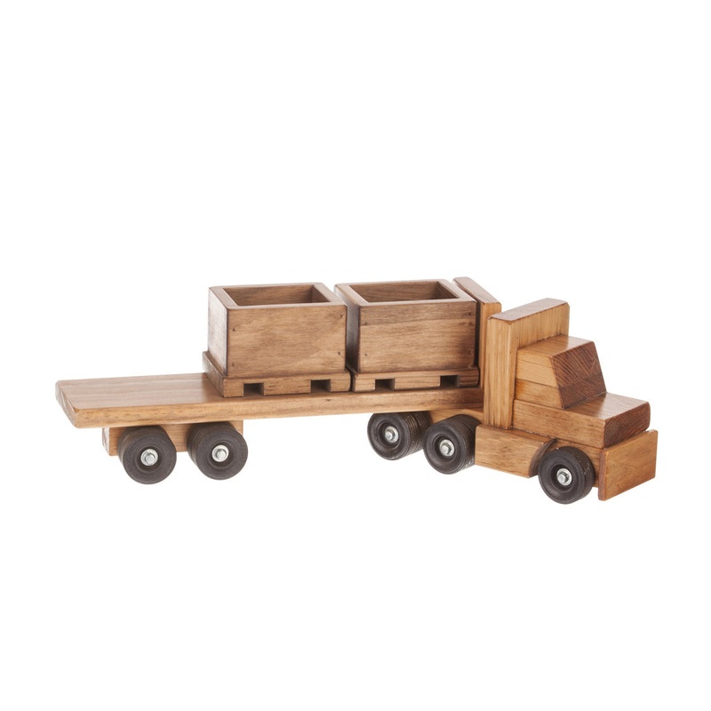 Wooden Truck with Skid Trailer 195