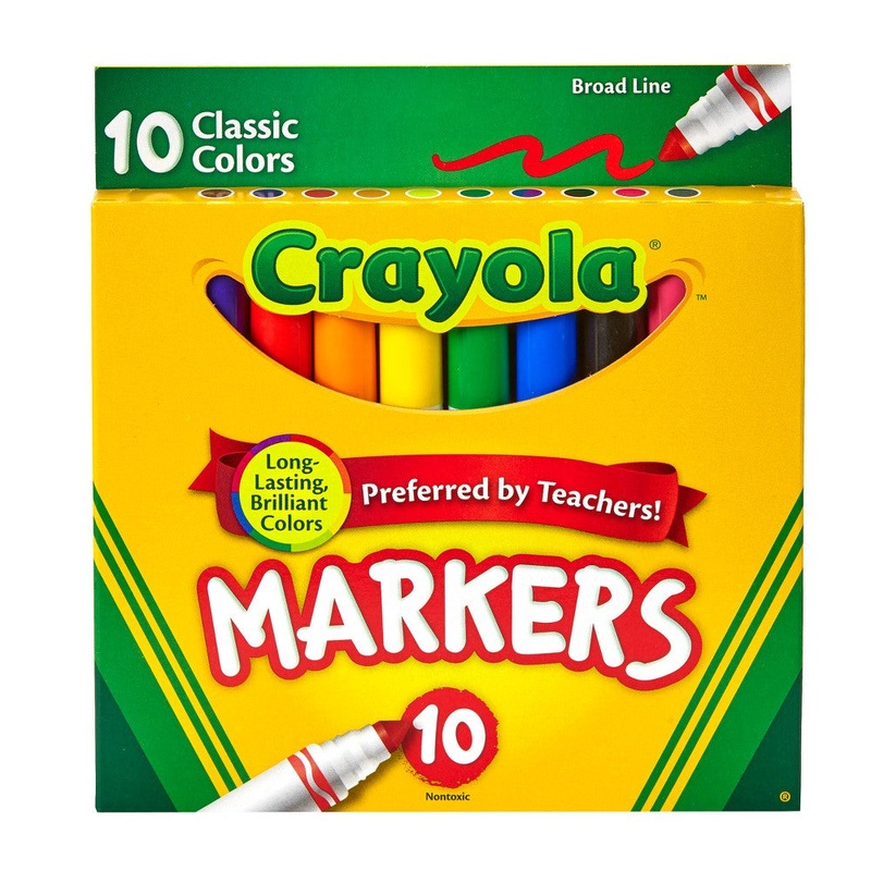 10-Count Broad Line Classic Colors Markers 58-7722