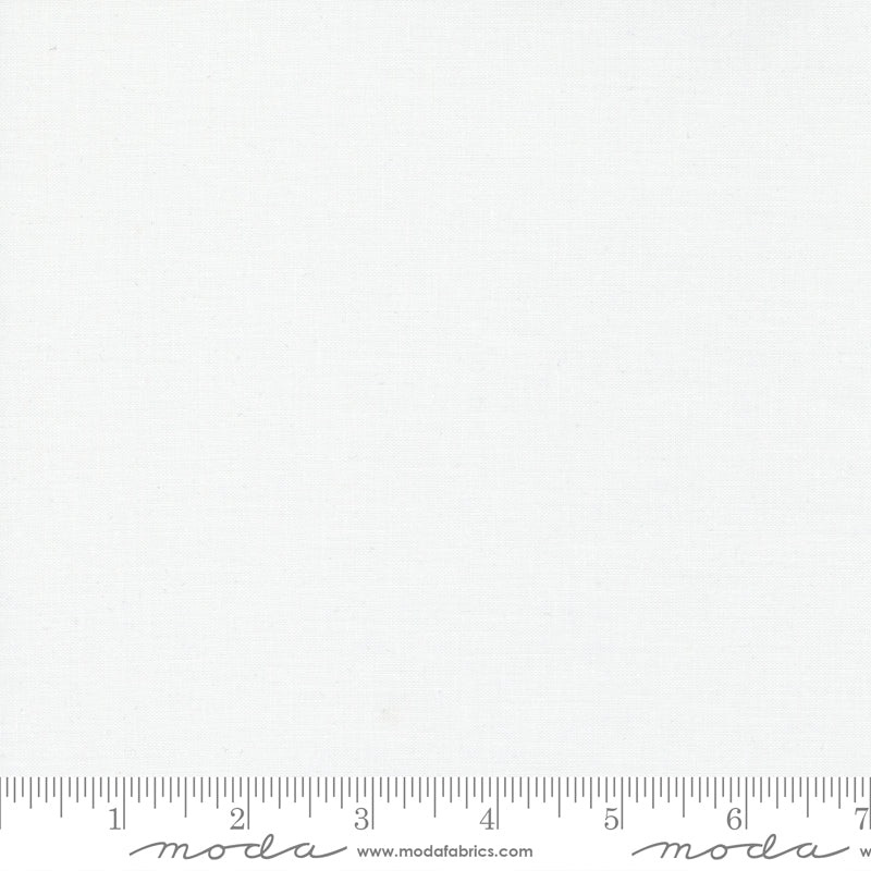 60″ Bella Solid Cotton Fabric 9900 White