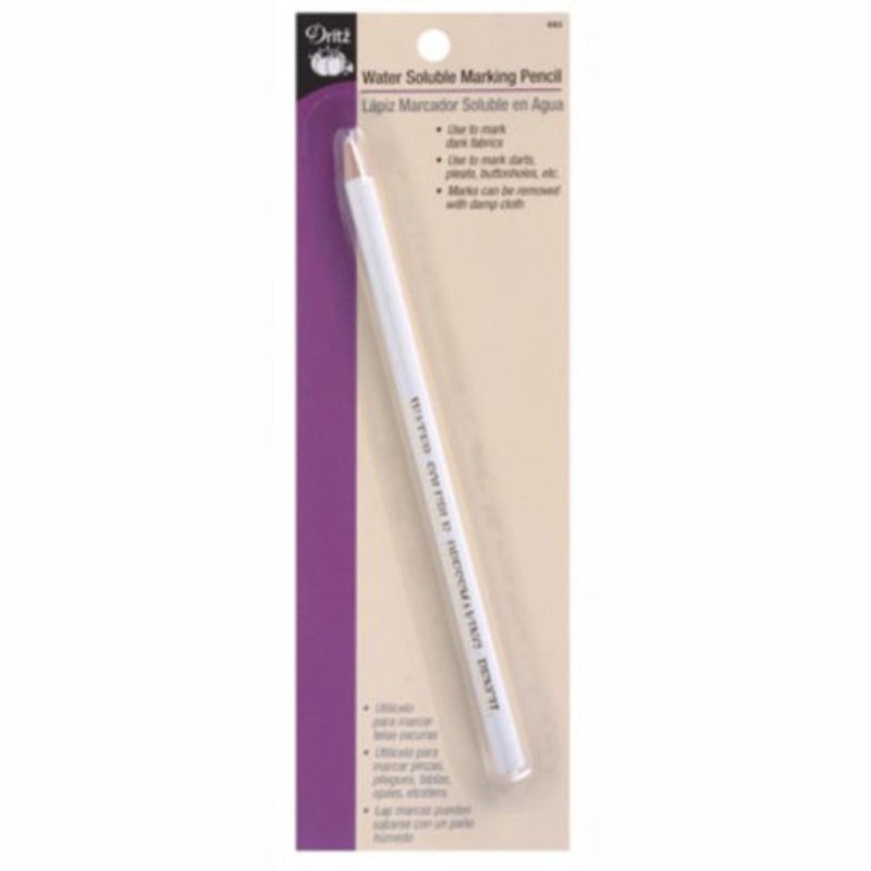 White Marking Pencil Water Soluble S-683-9