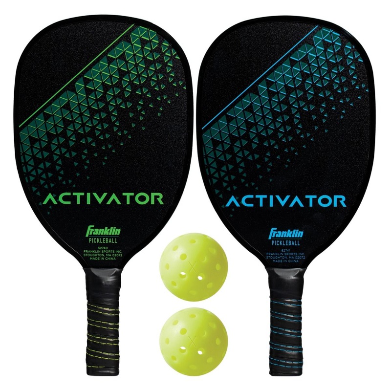 2-Player Activator Wood Pickleball Paddles & Balls Set 52742