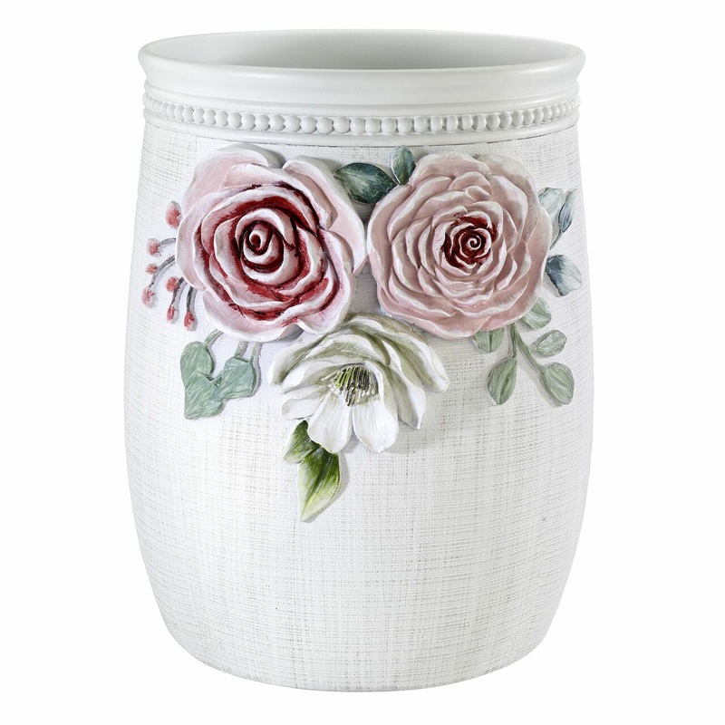 Spring Garden Wastebasket 13749F