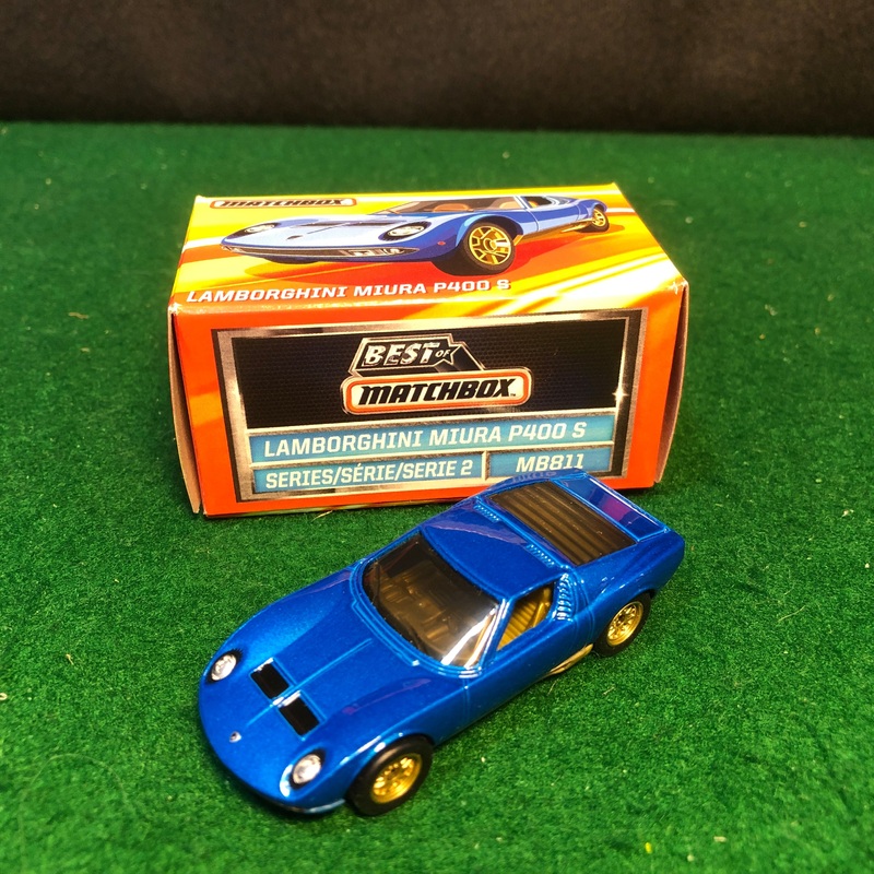 Lamborghini Miura P400 Blue by Matchbox 1:66 (MBB11)