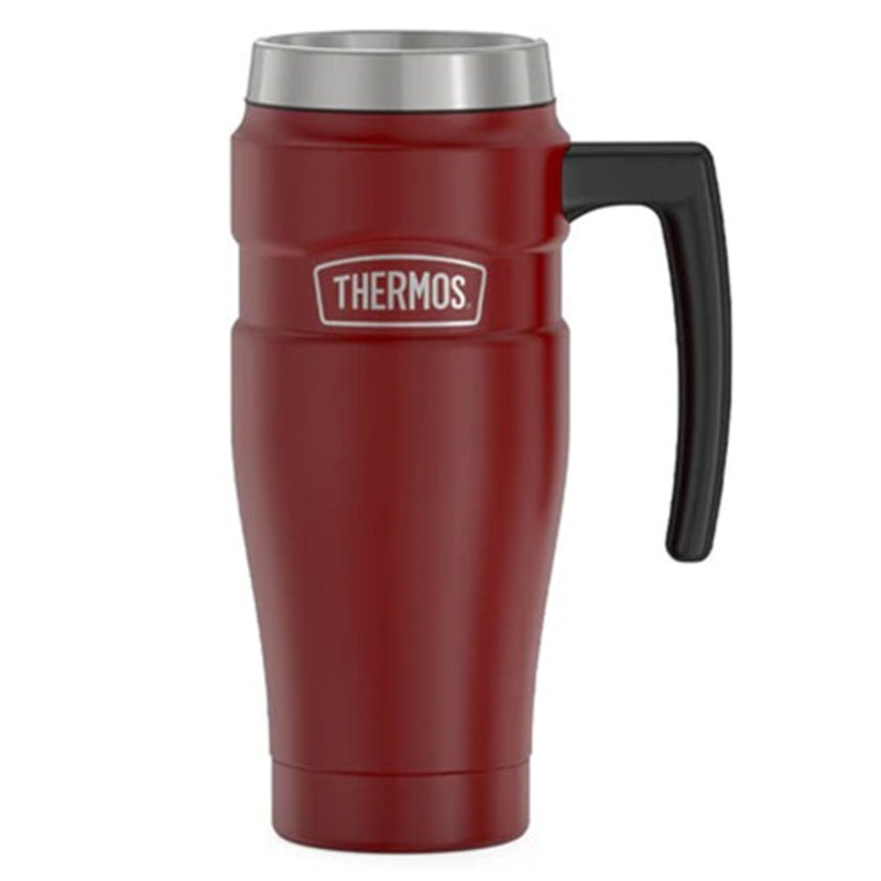 16 oz Stainless King Travel Mug SK1000M Rustic Red