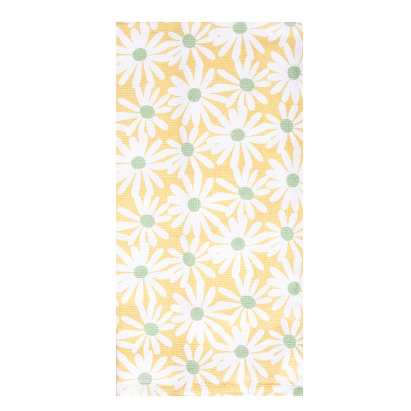 Yellow Daisy Dual Kitchen Towel 14330