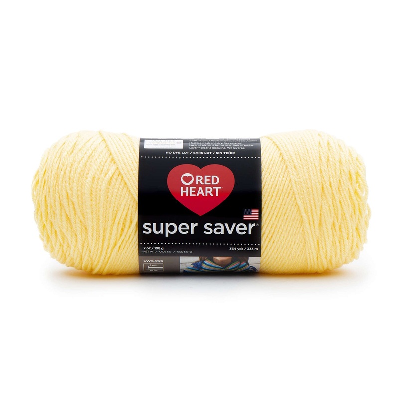 Super Saver Yarn Solid Colors E300B Lemon 0235