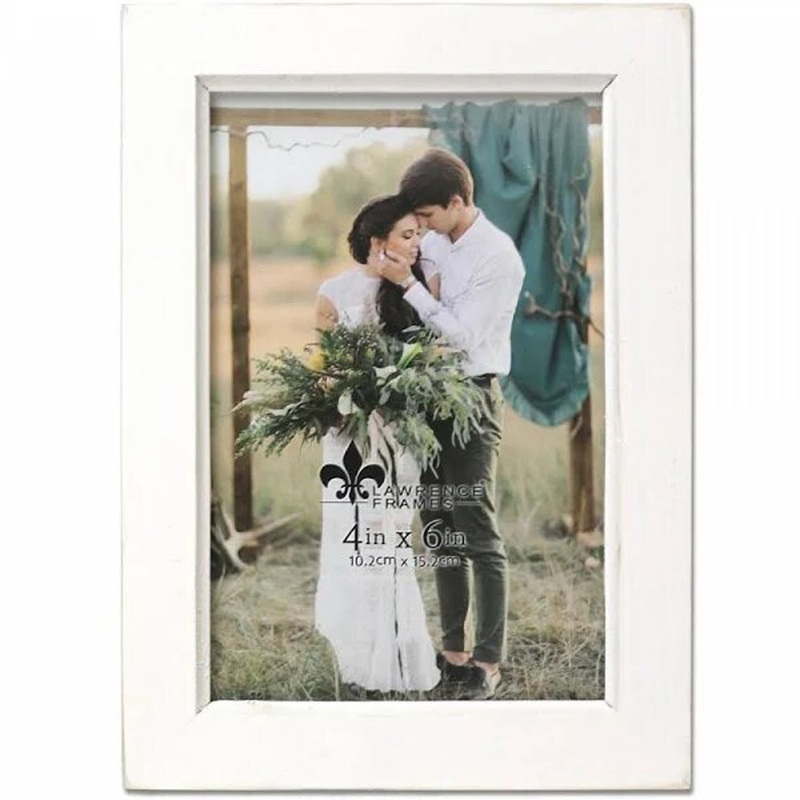 Abbey Elegant Picture Frame 744 White 4 X 6