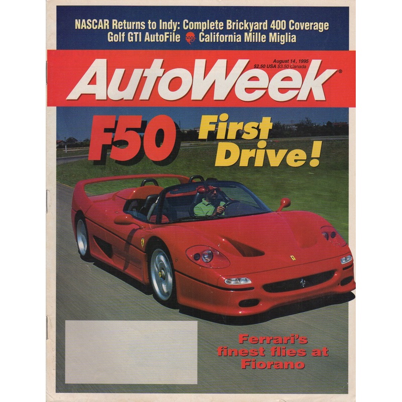AutoWeek Magazine 1995/08/14