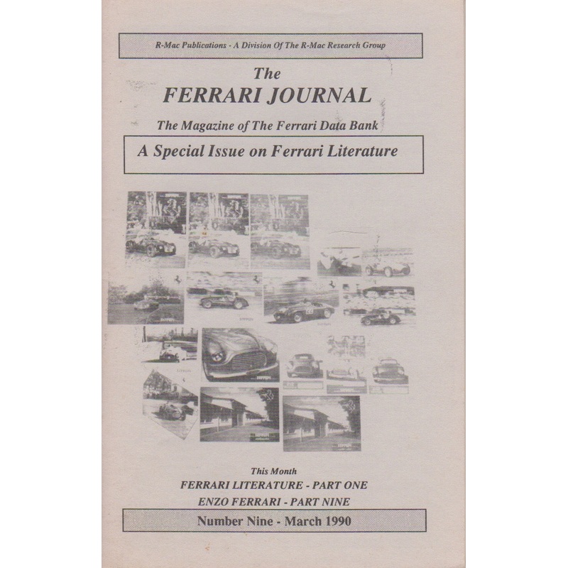The Ferrari Journal by R-Mac N.  9