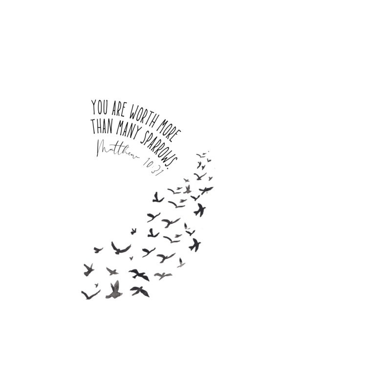 Worth More Than Many Sparrows Sticker S046