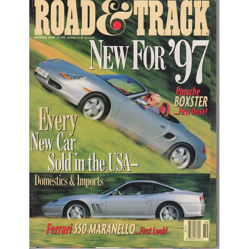 Road & Track Magazine 1996/10